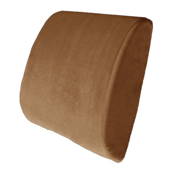 Adjustable Strap Lumbar Back Cushion: Back Support Pillow Memory Foam