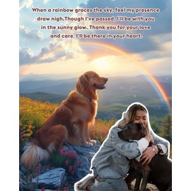 FYUKISS Dog Memorial Gifts for Loss of Dog, Pet Memorial Gifts for Dogs, Loss of Dog Cat Pet Loss Memorial Sympathy Bereavement Remembrance Gift for Loss of Cat, WJ007-Multi Color