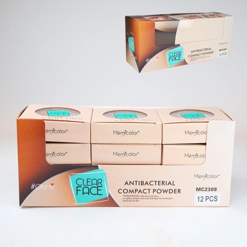 Maquillaje Base En Polvo Compacto 10g Fija Matiza Y Controla