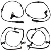 4 Pcs Ensun ABS Speed Sensor Front Rear Left Right