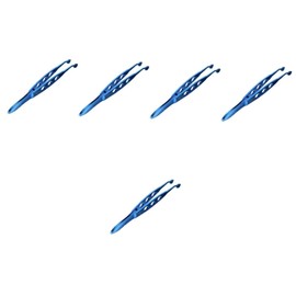 Minkissy 5pcs Eyelid Tweezer Metal Meibomian Gland Forcep Beauty Tool Eyelid Tweezers for Women Eye Health Care