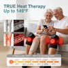 LEERCON Knee Massager with Heat Cordless Heated Knee Brace with