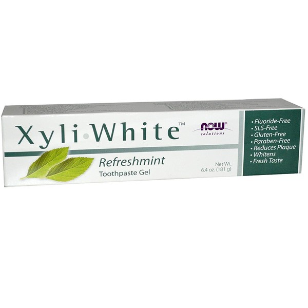 Now Foods: Xyliwhite Refreshmint Toothpaste Gel, 6.4 oz 2 pack