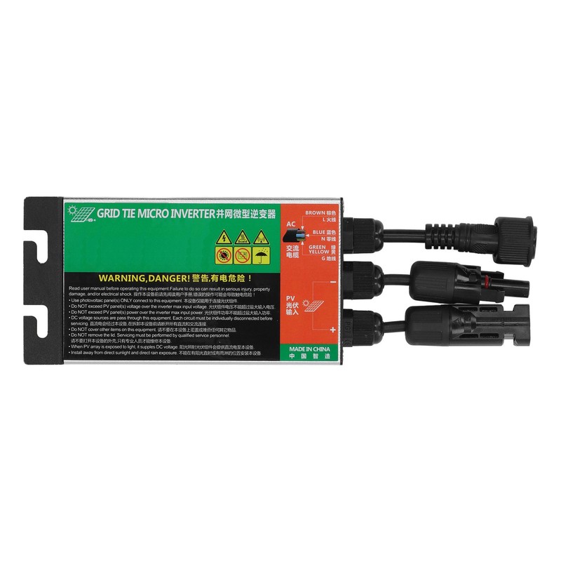 Grid Tie Micro Inverter MPPT Pure Sine Wave Compact Solar