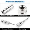 Trailer Jack Drill Adapter, Upgraded Stainless Steel 1 Inch Cordless