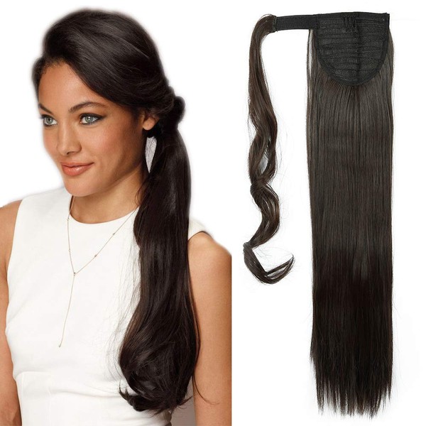 Ponytail Clip-In Extension Hairpiece, Braid, Hair Piece, Wavy, Looks Like Real Hair 66 cm