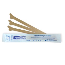 Cura Farma Ayre Sterile Wooden Spatulas for Paper Test Endocal Removal - Pack of 100 - Original Care Farma