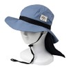 Maruwa Boeki 4008798-06 Gardening Hat Safari Blue Gray Solid