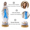 Lourdes Virgin Mary Statue, 12 Inch Catholic Blessed Virgin Mother