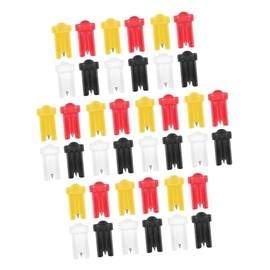 VICASKY 40Pcs Eyelash Glue Bottle Nozzle Needles Blocking Replacement Tips for Eyelash Extensions Durable for Home Salon Use