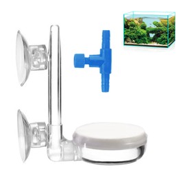 YIXINHE Nano Bubble Stone Kit - Bubble Stone for Aquarium for Optimal, Silent Mini Air Stones Oxygen Supply in the Aquarium (35 mm)