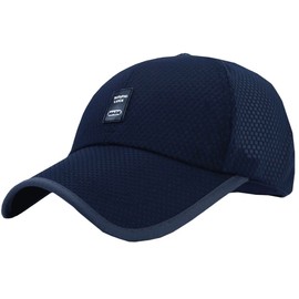 White Fang (White Fang) Hat Mesh Cap Logo Golf Running Sports Men's Women's CA007 , blue