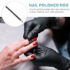 Lurrose 2 pieces cuticle file stone nail buffer and polisher