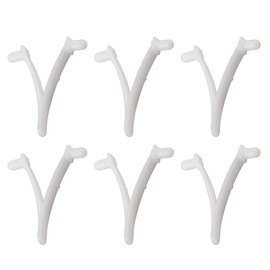 6PCS Pool Spa Butterfly V Clip for Swimming Pool Skimmers Vacuum Heads with Leaf Rake