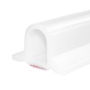 Duzzy 75 Inch Collapsible Shower Threshold Water Dam, Silicone Shower