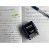 SuperStickers Assessment Stamper for teachers: Assessed by Self/Peer/Teacher - Purple