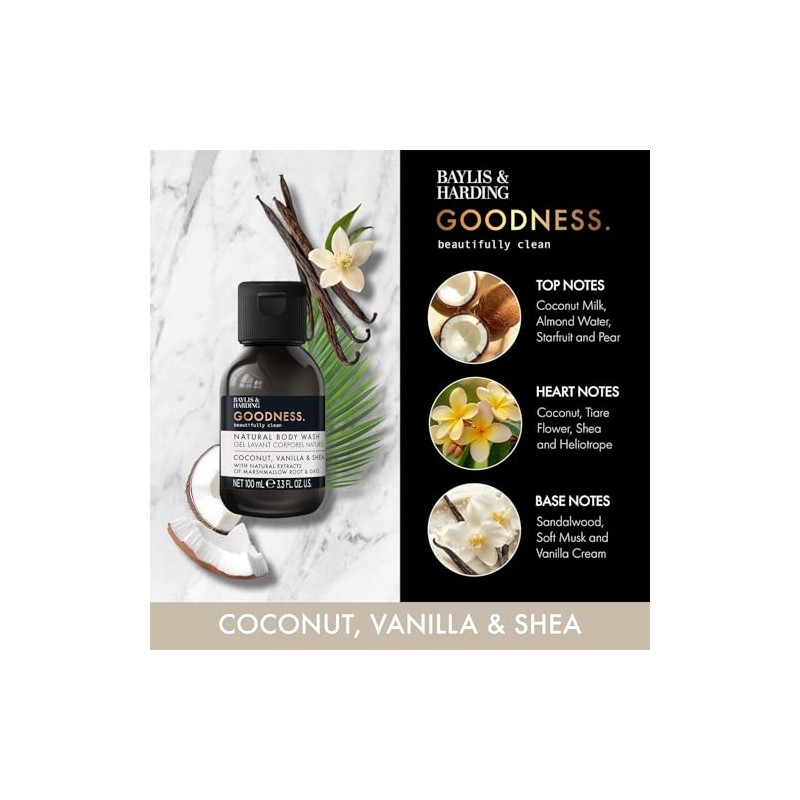 Baylis & Harding Goodness Coconut, Vanilla & Shea Body Wash