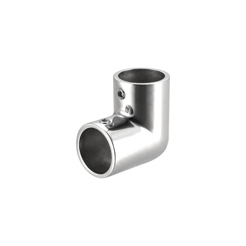 sourcing map Rail Elbow Fitting 90 Degree 2-Way 316 Stainless
