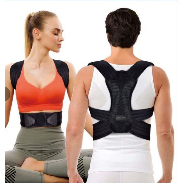 Dorsum Tech Posture Corrector for Women and Men Back Lumbar Support Shoulder Posture Support for Improve Posture Provide and Back Pain Relief (Extra Large)