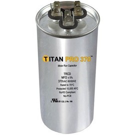 PACKARD TRCD455 Titan Pro 45 MFD 370V Round Run Capacitor Replaces PRCD455 by PACKARD TRCD455 Titan Pro 45 MFD 370V Round Run Capacitor Replaces PRCD455