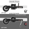 TOWKING 8" Spoke Wheel Trailer Jack, 10" Vertical Movement, 1500