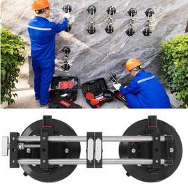 Senhill 2 Pack Seamless Setter with 6" Vacuum Suction Cups for Seam Joining and Leveling, Countertop Seam Setter for Marble, Ceramic, Tile, Glass, Granite