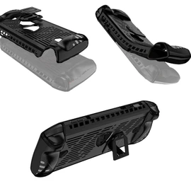 ZLYLVRC Protective Cover Case Compatible with MSI Claw Handheld, Full Body Soft TPU Cover, Shockproof, Anti-Collision, Non-Slip, Black