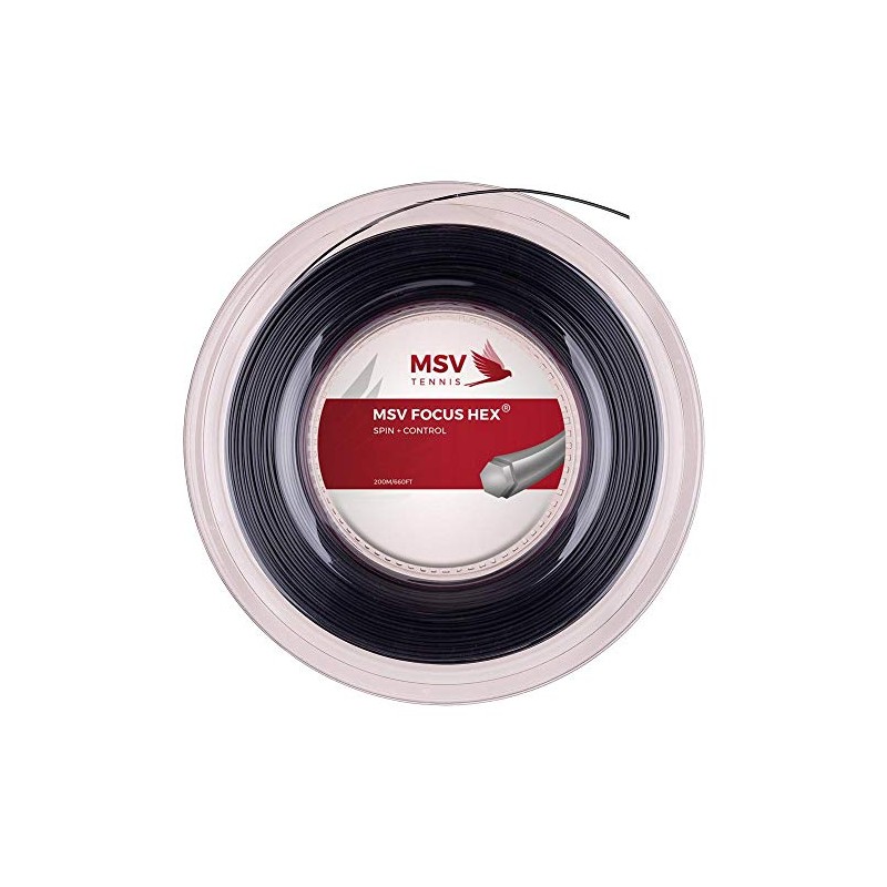 MSV Saitenrolle Focus-HEX, Schwarz, 1.18mm, 0355000126800005