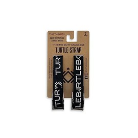 Turtlebox: Tie-Down Strap Kit - includes 2 Straps - Strap Your Turtlebox Speaker on Your Ranger, Snowmobile, Kayak, Cooler or Boat to give You Peace of Mind - Set of 2, Each 41" Long (Black)