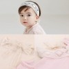 Diadema de Encaje Suave con Nudo de Lazo, 4 Pcs