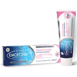 Emoform Healthy Gums Toothpaste 75ml with Sodium Salts and Esetidine, Reduces Bleeding Gums in Over 90% of Cases and Relieves Irritation - Strengthens Enamel