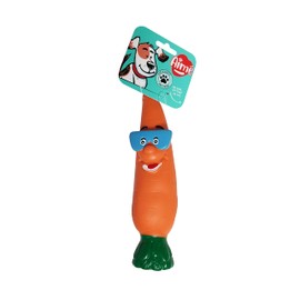 Aime Vinyl carrot toy for dogs 24 cm