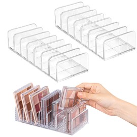 nalaina Eye Shadow Storage (Set of 2) Cosmetics Storage, Acrylic Partitions, Cosmetics Storage, Makeup Storage, Tabletop, Makeup Box, Transparent Acrylic Stand, Small Items, Makeup Storage Case