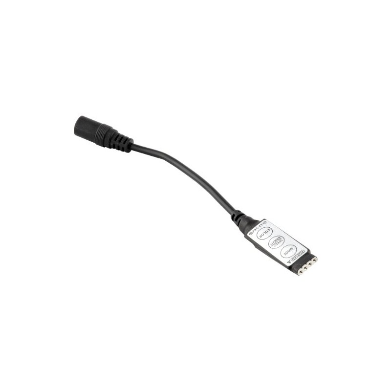 ABI Low-Profile Inline Controller for RGB LED Strip Light, Black