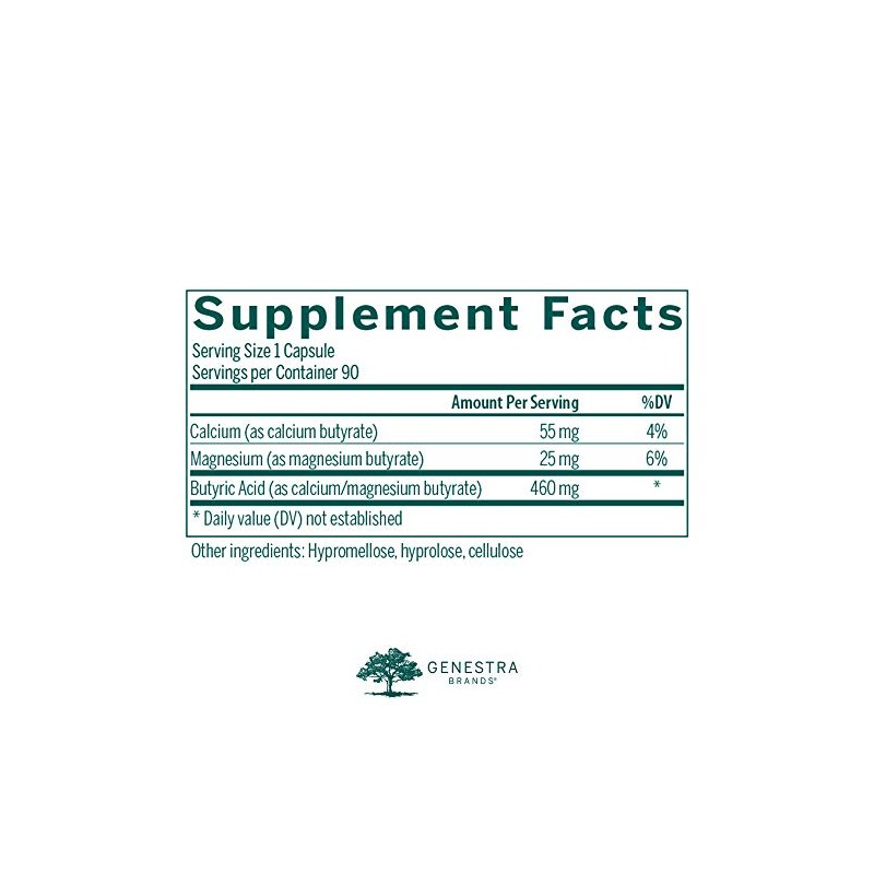 Genestra Brands - Butyrate Complex - 610 mg of Butyric