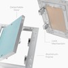HVAC OV 8" x 16" Drywall Access Panel – Aluminum