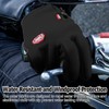 HYX Unisex Winter Gloves Waterproof Windproof Touch Screen Non-slip Grip