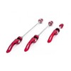 XLC Unisex – Erwachsene Schnellspannset QR-L05, Rot, Unisize