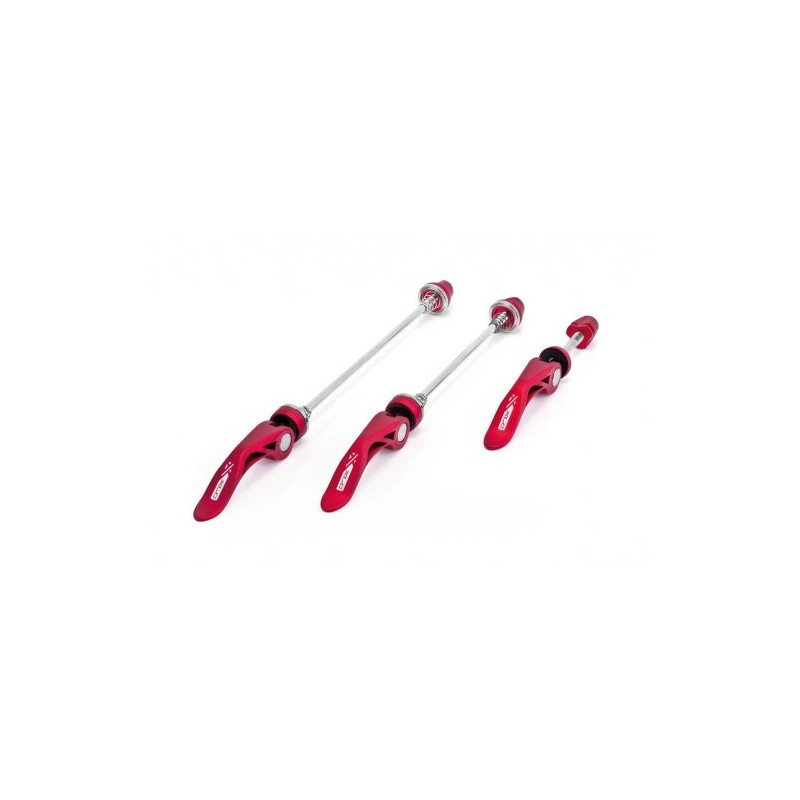 XLC Unisex – Erwachsene Schnellspannset QR-L05, Rot, Unisize