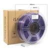 iSANMATE 3D Printer Filament Clear PLA, Multicolor Transparent Transition Glitter