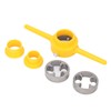 6Pcs PVC Pipe Threader Set 1/2 3/4 1in NPT Tap