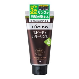 Lucido Speedy Color Rinse Dark Brown, 5.6 oz (160 g), Rinse for Easy Gray Hair