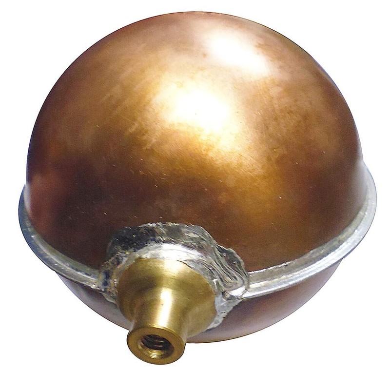 4 1/2" Copper Circular Ball Valve Tank Float