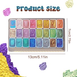 Sikweny Aquarellfarben Wiederverwendbar Wasserfarben Hohe Farbwiedergabe Aquarellfarben set Leicht zu Waschen für Kartenherstellung Art Journal Skizzieren Notizbuchdekoration Illustrationsdesign