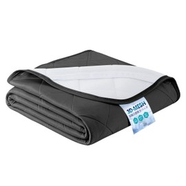 Kumori Ultra Cool Mattress Pad, Single, For Summer, 3D Mesh, Highly Breathable, Heat Won't Accumulate, No Stuffiness, Cool To Touch, Moisture Wicking, Cool, Air Pad, Washable, Cold Feeling Bed Pad,