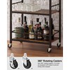 TUTOTAK Bar Cart, Home Bar Serving Cart, Microwave Cart, Drink