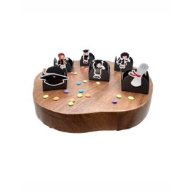 Truffle Wrappers Square Truffle Cups, Pack of 40 Small Chocolate Candy Cups Paper, Truffle Cups for Baby Shower, graduation party, Birthday, kids party decoration, Christmas Party. (Graduation)