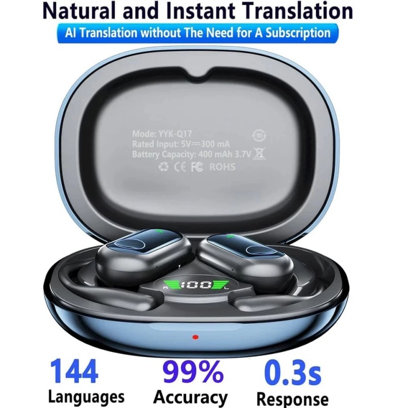 Zeahot AI Translation Real Time Smart Instant Earbuds Online &