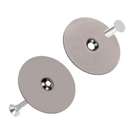 Fanmayhe Door Hole Cover Plate, Door Knob Cover Door Knob Plate 2-5/8" Diameter Bronze Door Knob Covers Door Hole Filler Plate for Home Security