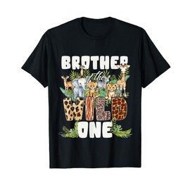 Brother Of The Wild One 1st Birthday Safari Decoration T-Shirt